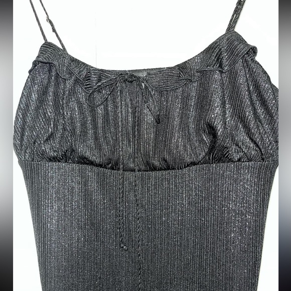 Black small sparkly mini dress - Picture 2 of 4